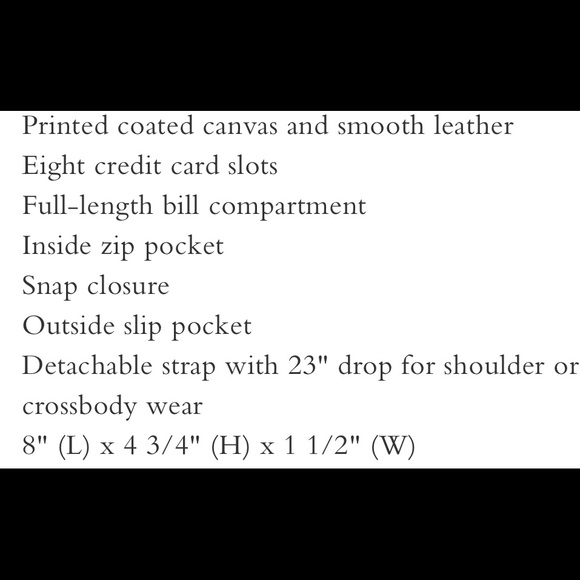 NWOT- Coach Anna Crossbody in signature cream - Picture 5 of 5